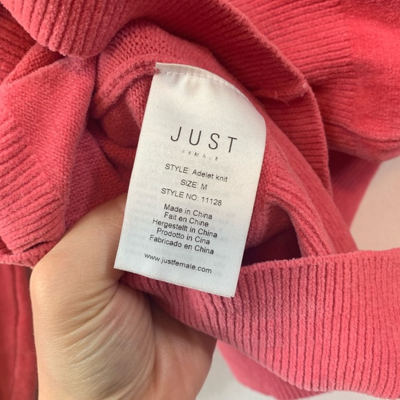 Just Female Adelet Knit Top Size Medium - Picture 7 of 8